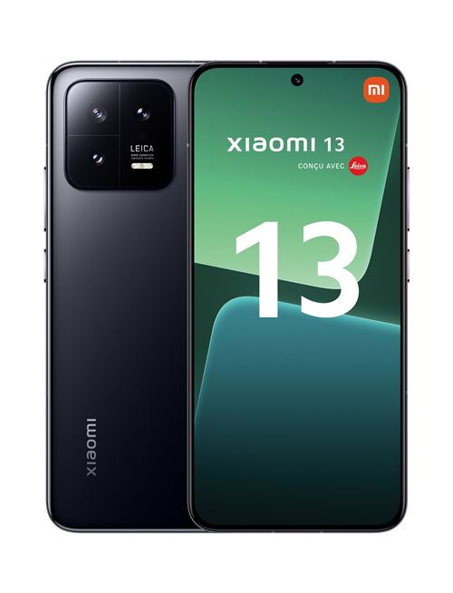 Smartphone Xiaomi 13 6.36 Double nano SIM 5G 8 Go RAM 256 Go Noir