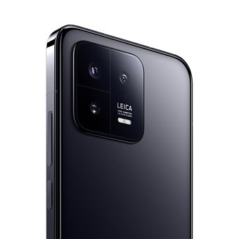 Xiaomi 13 - 5G smartphone - double SIM - RAM 8 Go / Mémoire interne 256 Go - écran OEL - 6.36" - 2400 x 1080 pixels (120 Hz) - 3 x caméras arrière 50 MP, 10 MP, 12 MP - front camera 32 MP - noir