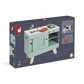 Janod – Boîte De 4 œufs En Bois – 4 Systèmes D’ouverture – Jouet D’imitation Cuisine – Dès 3 Ans