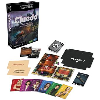 Jeu classique Hasbro Cluedo Trahison Au Manoir Tudor