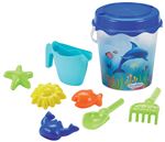 Jeu de plein air Ecoiffier Seau garni décor dauphin 21 cm