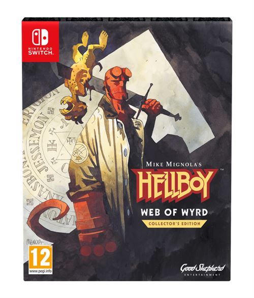 Pochette avant du jeu Mike Mignola's Hellboy Web of Wyrd Edition Collector Nintendo Switch