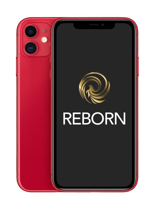 Apple iPhone 11 64 Go 6,1 Rouge Double SIM Reconditionné Grade A Reborn
