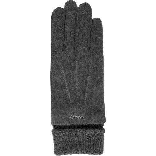 Gants Isotoner Tactiles Tissus Gris S/M pour Homme