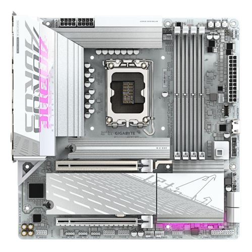 Carte mère Gigabyte AORUS B860M ELITE WIFI6E ICE micro ATX Socket LGA1851 Chipset AMD B850