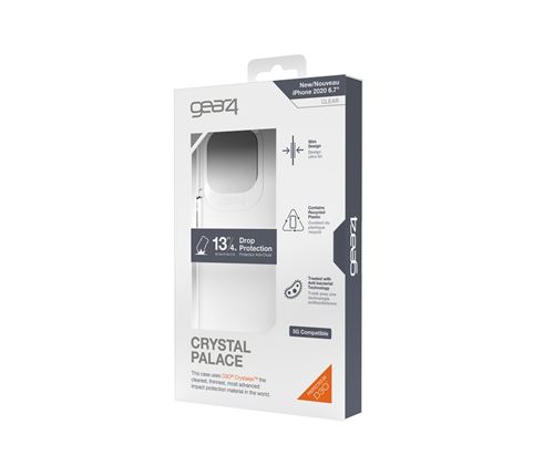 Coque Gear4 D3O Crystalex pour Apple iPhone 6.7 Transparent