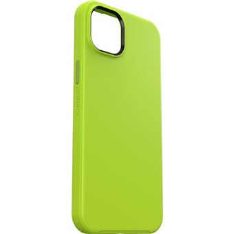 Coque antichoc OtterBox Symmetry + MagSafe pour iPhone 14 Plus Jaune Vert