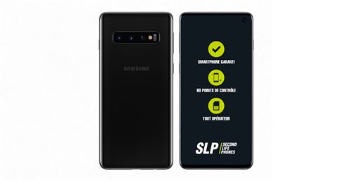 Smartphone Samsung Galaxy S10 6.1 Double SIM 128 Go Noir Slp Reconditionné Grade Premium
