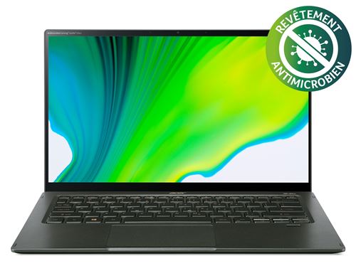 PC Ultra-Portable Acer Swift 5 Sf514-55T-71Nl 14" Ecran Tactile Intel Core i7 16 Go Ram 512 Go SSD Vert