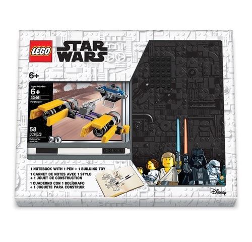 LEGO SW Podracer notebook w/Pen+building toy