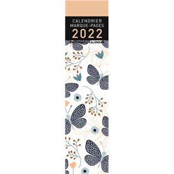 Calendrier Pictura 2022 Marque-Page Papillons