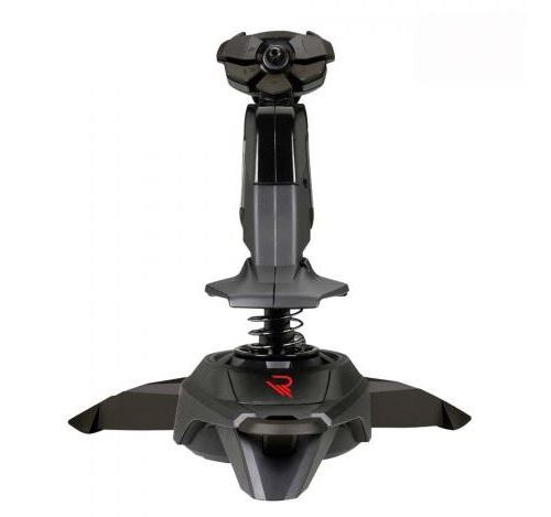 Joystick avec manette de gaz Subsonic Flight Stick Pro pour simulateur de vol PC Gris et noir