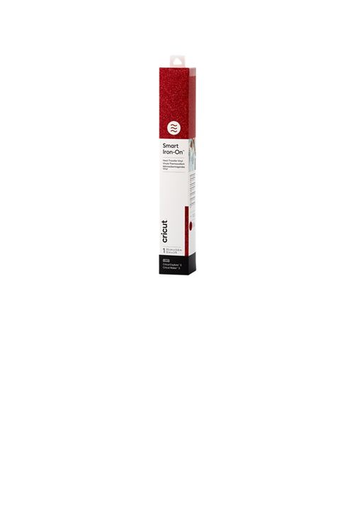 Cricut Smart Iron on 33 x 91cm Rouge pailleté