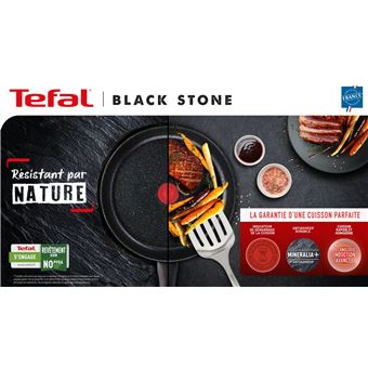 Casserole Tefal Black Stone Induction 16 cm 1.5 L Noir