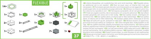 GraviTrax GO Flexible – Circuit De Billes 37 Pièces Avec Trampoline, Pour Débutants, Compatible Avec Tous Les Sets, Dès 8 Ans