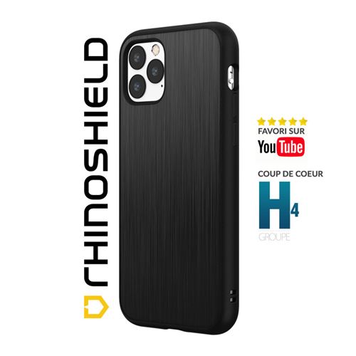 Coque Solid Suit Rhinoshield Métal brossé pour iPhone 13