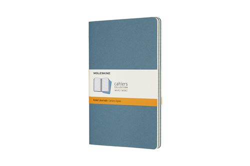 Cahier ligne grand format brisk bleu set de 3