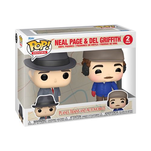 Un ticket pour deux Pack 2 Figurines POP! Neal Page & Del Griffith - vue 2