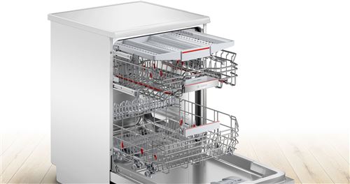 Lave-vaisselle pose-libre Bosch SMS6ECW27E Série 6 Blanc - Achat & prix