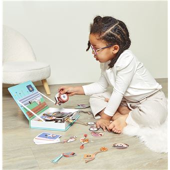 Jeu couleur et forme Janod Magnéti’Book Sports