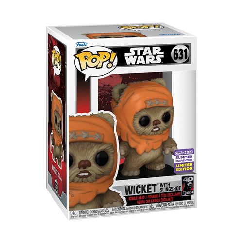 Acheter Figurine Funko Pop Star Wars Wicket with Slingshot État correct - 69,67 € Figurine Funko Pop Star Wars Wicket with Slingshot État correct - Funko reconditionné disponible sur Fnac