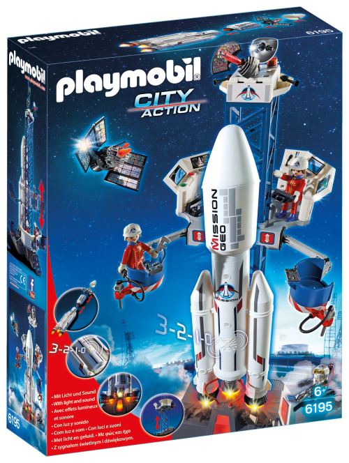 Playmobil City Action 6195 Base de lancement avec fusée État correct -  reconditionné disponible sur Fnac