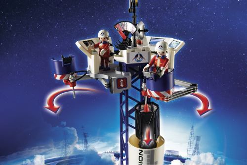 Playmobil City Action 6195 Base de lancement avec fusée - Playmobil - Achat  & prix