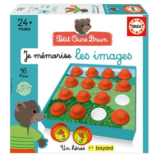PETIT OURS BRUN - JE MEMORISE LES IMAGES