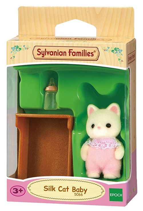 Playset Sylvanian Families Bébé Chat Soie