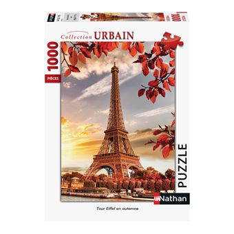 Puzzle 1000 pièces Nathan Tour Eiffel en automne