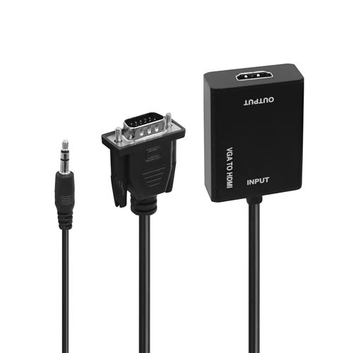 Adaptateur vidéo Accsup VGA vers HDMI 20 cm