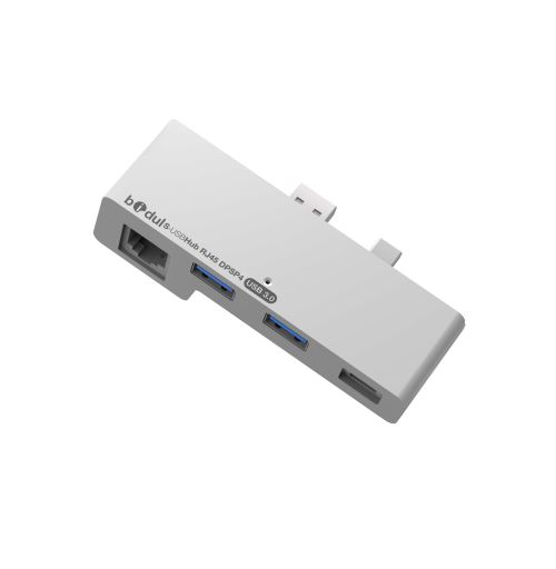 Connectique et adaptateur pour tablette Bidul Hub USB 3.0 2 USB 3.0 + 1 RJ45 + 1 Display Port pour Microsoft Surface Pro 4