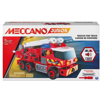 Camion de pompiers Meccano Junior Rouge - 1