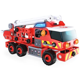 Camion de pompiers Meccano Junior Rouge