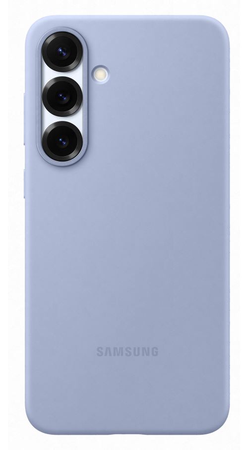 Coque en silicone pour Samsung Galaxy S25+ Bleu ciel