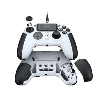 Manette Nacon Revolution Pro 5 pour PS4 PS5 et PC Blanc et Noir