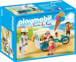 Playmobil Family Fun La Villa de vacances 9426 Marchand de glaces et triporteur