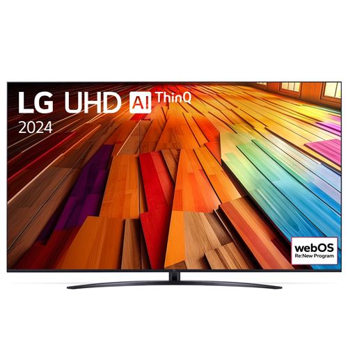 TV LED LG 86UT81 217 cm 4K UHD Smart TV 2024 Noir et Bleu