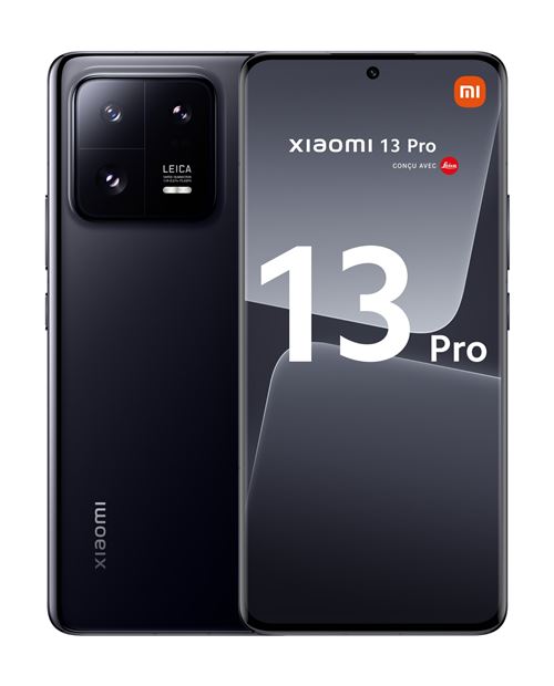 Smartphone Xiaomi 13 Pro 6.67" Double nano SIM 5G 12 Go RAM 256 Go Noir