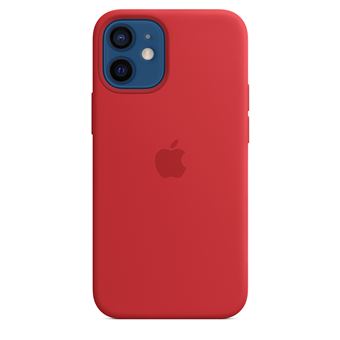 Coque silicone Apple MagSafe pour iPhone 12 mini blanche : prix, avis,  caractéristiques - Orange