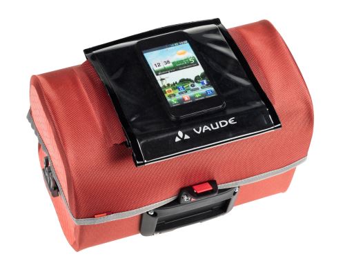 Pochette avec visière transparente Vaude BeGuided small Noir