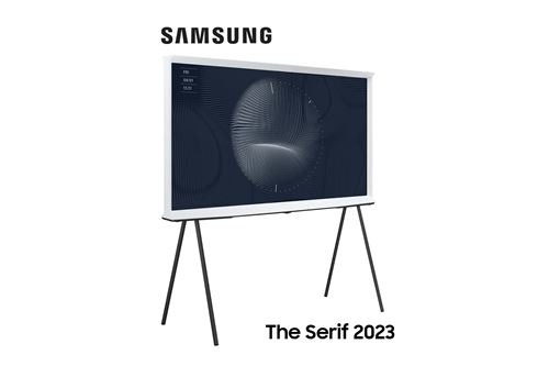 Tv Qled Samsung The Serif Tq65ls01b 163 Cm 4k Uhd Smart Tv 2023 Blanc