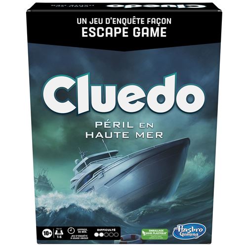 Jeu classique Hasbro Clue Escape Sabotage On The High Seas