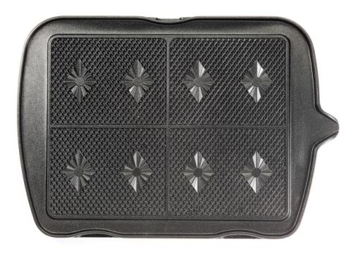 Jeu de plaques Premium Gaufres Lagrange pour 4 gaufrettes 010222 Noir