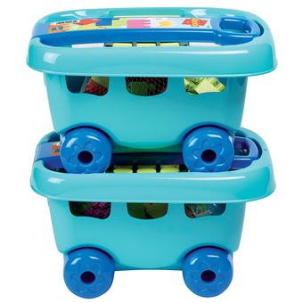Jeu de construction Ecoiffier Chariot garni 30 pièces Abrick