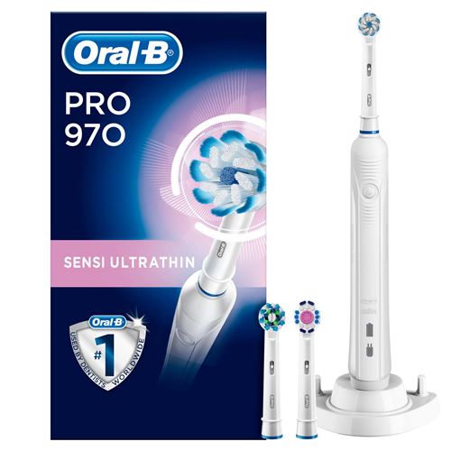 Oral B Blanc Brosse À Dents Électrique Pro 970 - Image 4