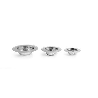 Grille De Filtre D'évier En Acier Inoxydable - Dimension 7x7 Cm - Marque Ibili