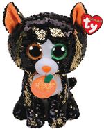 Peluche TY Flippables Taille M Jinx Le Chat Halloween