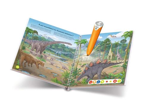 Libro Interactivo Tiptoi® Mini Doc Los Dinosaurios, Juego Educativo Sin Pantalla Con Sonidos Y Textos, Versión Francesa, A Partir De 4 Años (Lápiz No Incluido Libro Interactivo Tiptoi® Mini Doc Los Dinosaurios, Juego Educativo Sin Pantalla Con Sonidos Y Textos, Versión Francesa, A Partir De 4 Años (Lápiz No Incluido