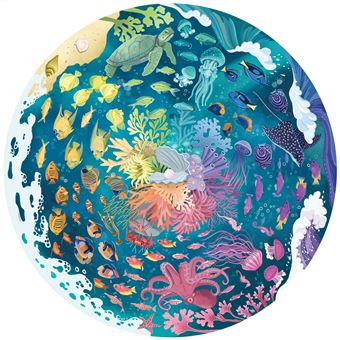 Puzzle rond 500 pièces Ravensburger Océan Circle of Colors